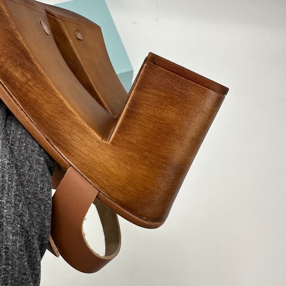 SEYCHELLES New in Box Jump for Joy Wooden Heel in Cognac and Macrame // 11 - Picture 8 of 12